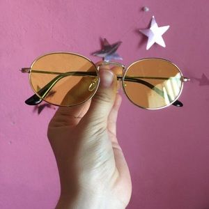 Woman Yellow Sunglasses